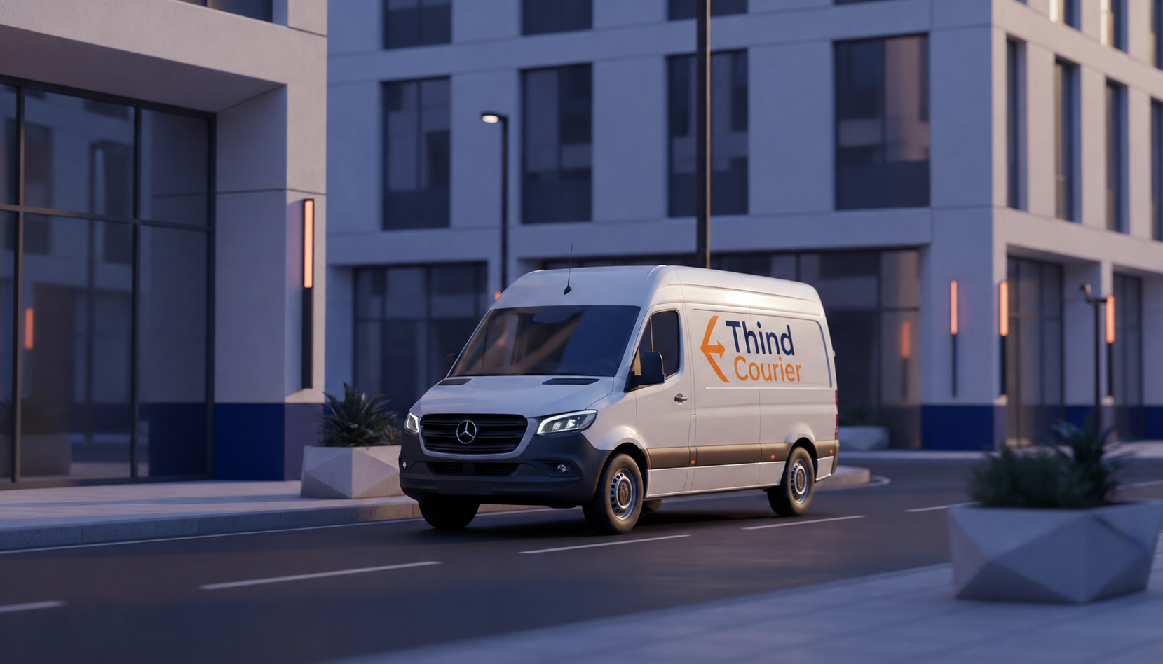 Thind Courier delivery van